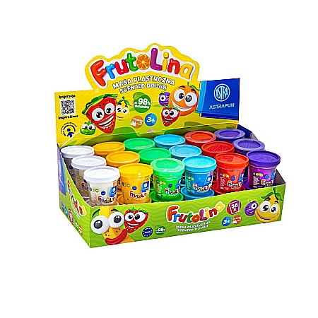 Pasta modelatoare - Spumă modelatoare parfumată ASTRA Frutolina, 100 g, plastilină ușoară 336122009