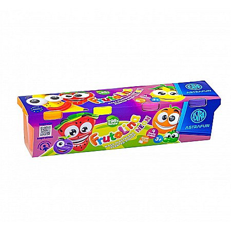 RECHIZITE SCOLARE IPB - AS PLASTILINA ASTRA FRUTOLINA LA PAHAR 4*100G CULORI NEON  336122012