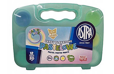 Acuarele Guase - AS GUASE ACRIL ASTRA 12/SET 20ML CULORI PASTEL 301123003