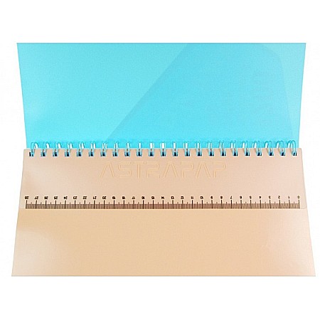 CAIET A4 PP SPIRA 200F CU ELASTIC, RIGLA SI 5 SEPARATOARE, PASTEL PATRATELE 107023003 [10]