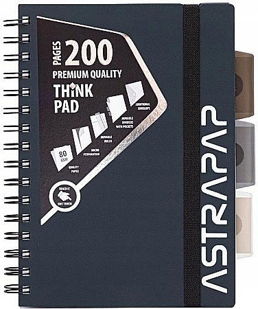 CAIET A4 PP SPIRA 200F CU ELASTIC, RIGLA SI 3 SEPARATOARE, OMBRE LINE PATRATELE 104023007 [5]