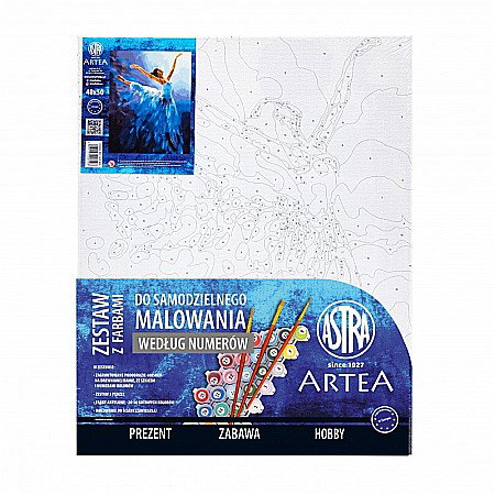 AS PANZA PICTURA PE NUMERE 40*50CM CU VOPSELE SI PENSULE, PRIMABALERINA 801023903 [3]