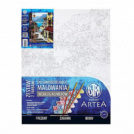 AS PANZA PICTURA PE NUMERE 40*50CM CU VOPSELE SI PENSULE, SUNNY RIVIERA 801023906 [1]