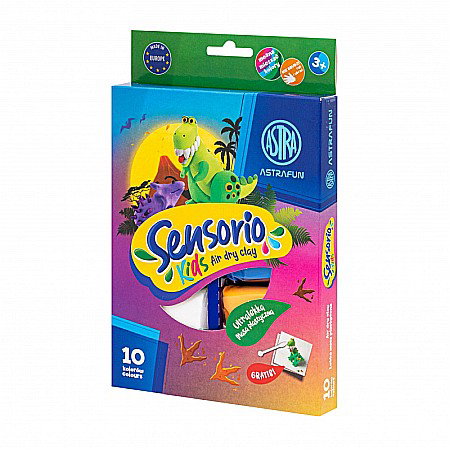 RECHIZITE SCOLARE IPB - AS PLASTILINA ASTRA 10 CULORI/SET DINOZAURI 336123022