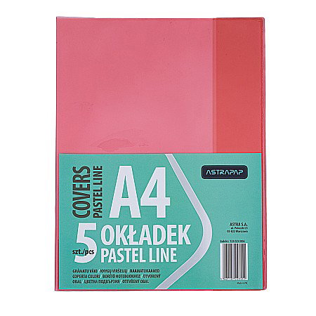 COPERTĂ PLASTIC A4 DIVERSE CULORI 5/SET ASTRA 124024006 [4]