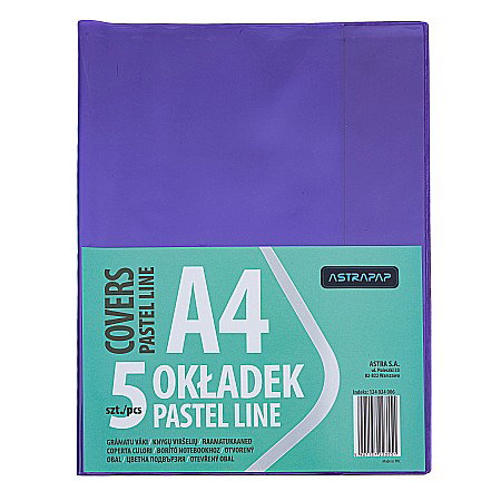 COPERTĂ PLASTIC A4 DIVERSE CULORI 5/SET ASTRA 124024006 [5]