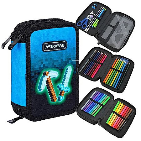 PENAR ECHIPAT 3 FERMOARE ASTRABAG BLUE PIXEL AC31 503024055 [2]