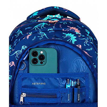 AS RUCSAC SCOLAR 3 COMPARTIMENTE ASTRABAG DINOZAUR  AB300 502024097 [6]