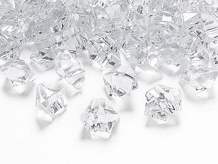 Diverse Articole de Craciun - PD DECORATIUNI, Crystal ice, colourless, 25 x 21mm 50/set AC25-099