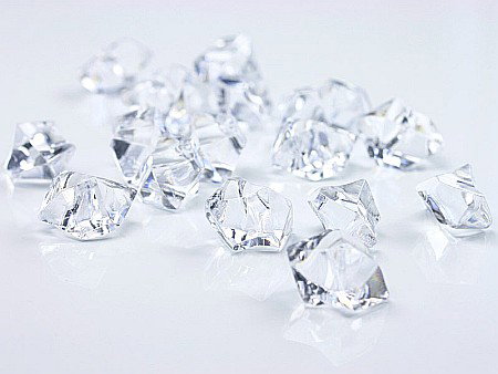 PD DECORATIUNI, Crystal ice, colourless, 25 x 21mm 50/set AC25-099 [1]