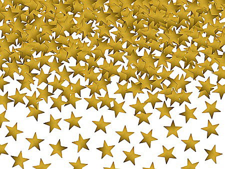 PD CONFETTI, Confetti Stars, gold, 10mm, 30g KONS6 [0]