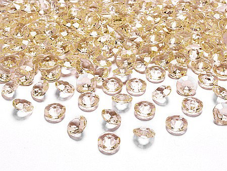 Confetti - PD CONFETTI DIAMANTE, Diamond confetti, gold, 12mm 100/SET ADC12-019