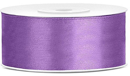 Satin pentru impachetat buchete - PD BANDA SATIN, Satin Ribbon, lavender, 25mm/25m TS25-002