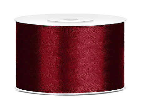 Fundite, Panglici , Benzi Craciun - PD BANDA SATIN deep red, 38mm/25m TS38-082