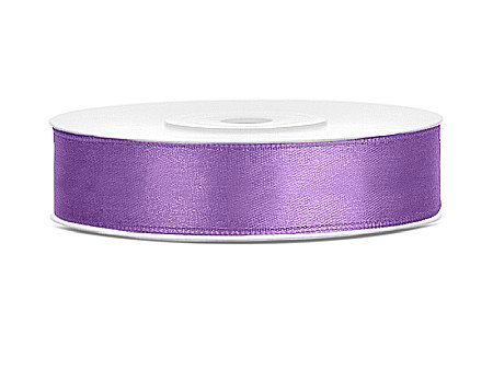 Satin pentru impachetat buchete - PD BANDA SATIN, Satin Ribbon, lavender, 12mm/25m TS12-002