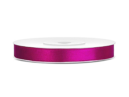 Satin pentru impachetat buchete - PD BANDA SATIN, Satin Ribbon, fuchsia, 6mm/25m TS6-080