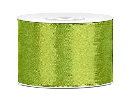 Banda satin - PD BANDA SATIN, Satin Ribbon, green apple, 50mm/25m TS50-102J