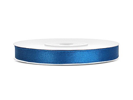 Satin pentru impachetat buchete - PD BANDA SATIN, Satin Ribbon, blue, 6mm/25m TS6-001