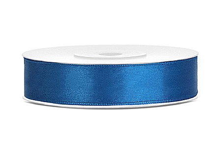 Satin pentru impachetat buchete - PD BANDA SATIN, Satin Ribbon, blue, 12mm/25m TS12-001
