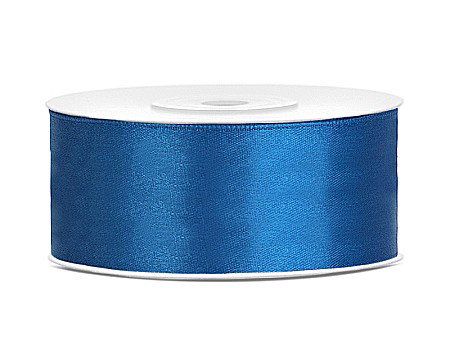 Satin pentru impachetat buchete - PD BANDA SATIN, Satin Ribbon, blue, 25mm/25m TS25-001