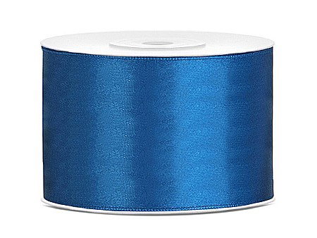 Banda satin - PD BANDA SATIN, Satin Ribbon, blue, 50mm/25m TS50-001