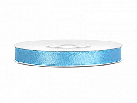 Banda satin - PD BANDA SATIN, Satin Ribbon, sky-blue, 6mm/25m TS6-011