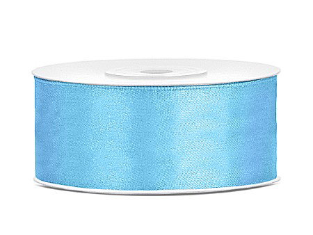 Banda satin - PD BANDA SATIN, Satin Ribbon, sky-blue, 25mm/25m TS25-011