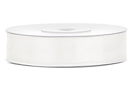 Banda satin - PD BANDA SATIN, Satin Ribbon, light cream, 12mm/25m TS12-079J