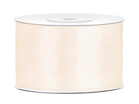 Satin pentru impachetat buchete - PD BANDA SATIN, Satin Ribbon, light cream, 38mm/25m TS38-079J