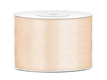 Banda satin - PD BANDA SATIN, Satin Ribbon, cream, 50mm/25m TS50-079