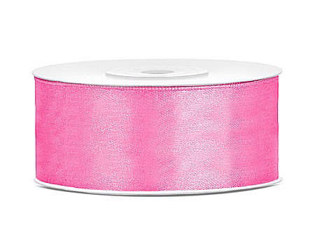Satin pentru impachetat buchete - PD BANDA SATIN, Satin Ribbon, pink, 25mm/25m TS25-081