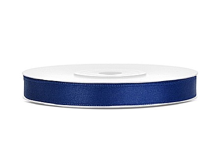 Fundite, Panglici , Benzi Craciun - PD BANDA SATIN, Satin Ribbon, navy blue, 6mm/25m TS6-074