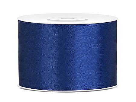 Banda satin - PD BANDA SATIN, Satin Ribbon, navy blue, 50mm/25m TS50-074
