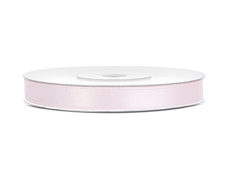Botezuri, Gender reveal - PD BANDA SATIN, Satin Ribbon, light powder pink, 6mm/25m TS6-081PJ