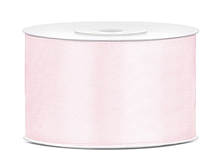 Satin pentru impachetat buchete - PD BANDA SATIN, Satin Ribbon, light powder pink, 38mm/25m TS38-081PJ