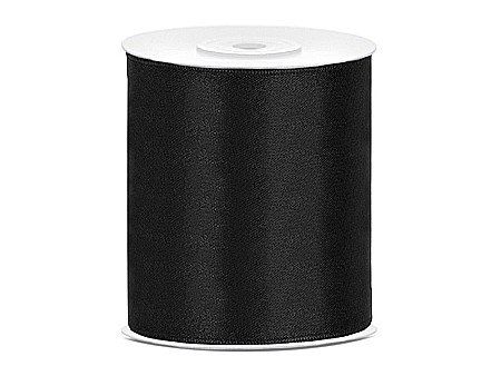 Banda satin - PD BANDA SATIN black, 100mm/25m TS100-010