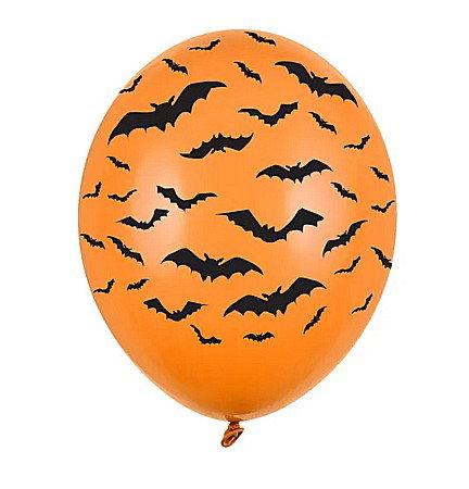PD BALOANE Balloons 30cm, Bats, Pastel Mandarin Orange 6/set SB14P-130-005-6 [0]