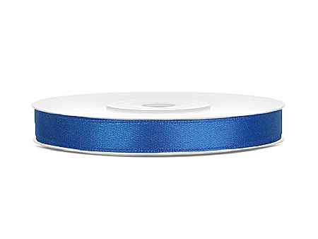 Banda satin - PD BANDA SATIN, Satin Ribbon, royal blue, 6mm/25m TS6-074R