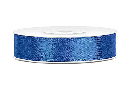 Banda satin - PD BANDA SATIN, Satin Ribbon, royal blue, 12mm/25m TS12-074R