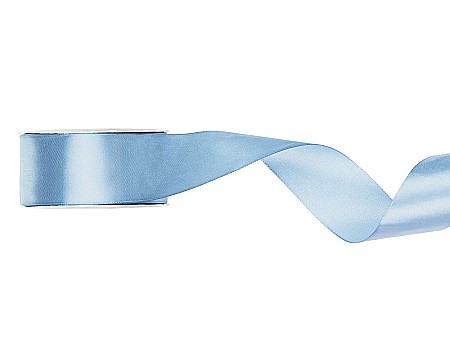 Fundite, Panglici , Benzi Craciun - PD BANDA SATIN, Satin ribbon, light misty blue, 25mm/25m TS25-093J