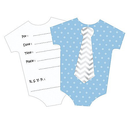 GOD INVITATIE BOTEZ CU PLIC LITTLE BOY 6/SET ALBASTRU PF-ZKLB [1]