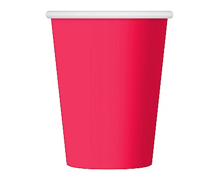 Farfurii/ Pahare/ Servetele/ Paie/ Tacamuri/ Fete masa - GOD PAHARE CARTON Pink, 250ml, 6/set PF-KJR
