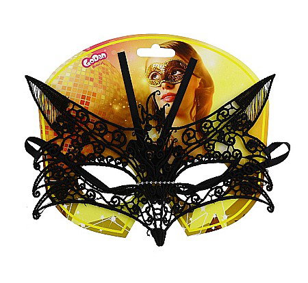 GOD MASCA Lace mask, Wolf, 12 x 23cm MAAWI-CH [3]