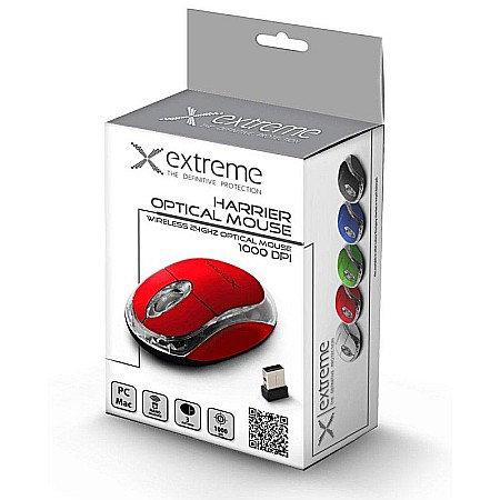 TEC MOUSE XTREME HARRIER WIRELESS, ROSU XM105R [1]