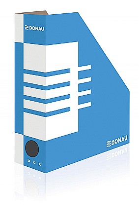 Suporturi verticale pentru documente - OVM SUPORT DOSARE DONAU CARTON 10CM ALBASTRU 7648001FSC-10