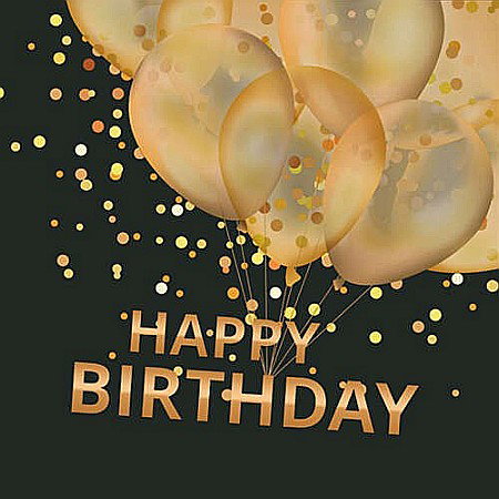 Farfurii/ Pahare/ Servetele/ Paie/ Tacamuri/ Fete masa - GOD SERVETELE 33*33CM 20/SET GOLD BALLOONS SL_OG_055401