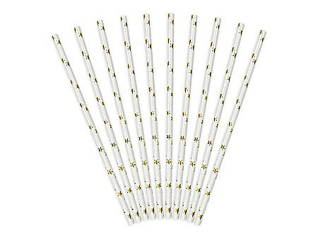 PD PAIE DIN HARTIE PENTRU BAUTURI gold, 19.5cm 10/set SPP5M-019 [1]