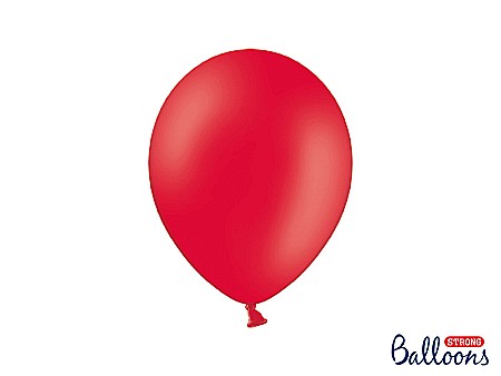 PD BALOANE Strong Balloons 27cm, Pastel Poppy Red, 10/SET SB12P-007J-10 [0]