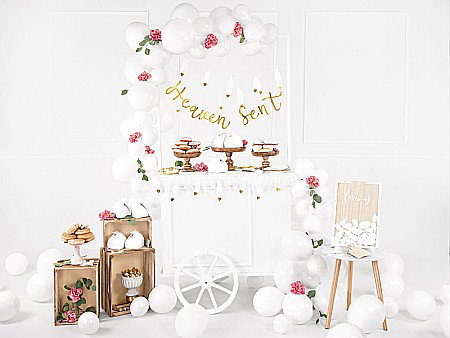 PD BALOANE Strong Balloons 27cm, Pastel Pure White, 10/SET SB12P-008-10 [4]