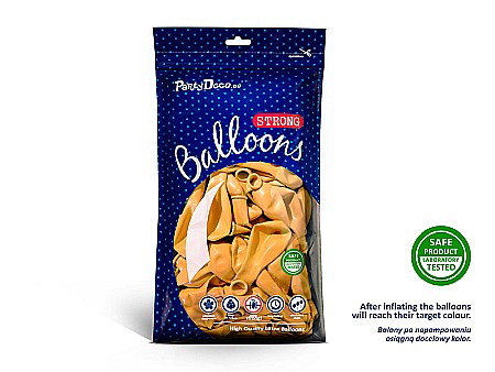 PD BALOANE Strong Balloons 27cm, Pastel Honey Yellow, 10/SET SB12P-009-10 [1]